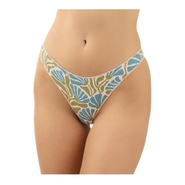 Minerva Γυναικείο String Modal Fimelle - Διπλό Πακέτο, Χρώμα Πετρόλ-Aqua Χακί