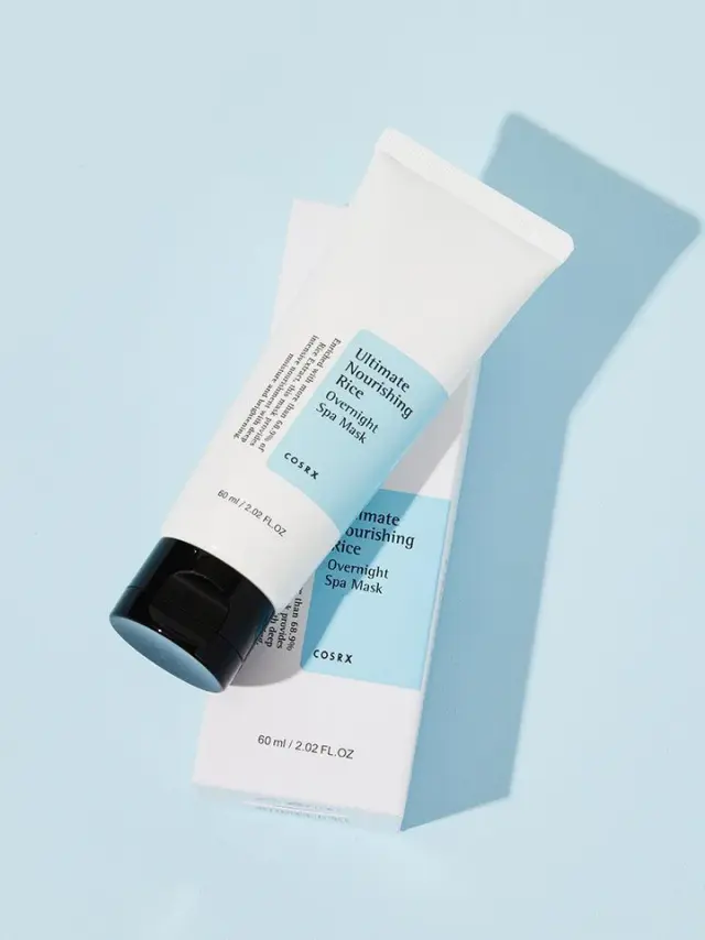 COSRX Μάσκα Νύχτας/ Ενυδατική Κρέμα Νύχτας Ultimate Nourishing Rice Overnight Spa Mask 60ml 2