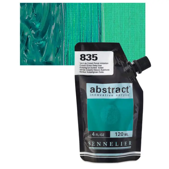 Ακρυλικό Sennelier Abstract 835 Cobalt Green Deep Hue - 120ml