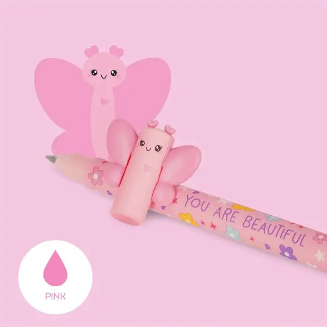 Legami Erasable Pen Butterfly Pink Ink/ EPPINKIT45 (Legami) 2