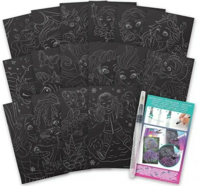 Nebulous Stars Νεροζωγραφιές Το Go Black Art Set (11423) 3