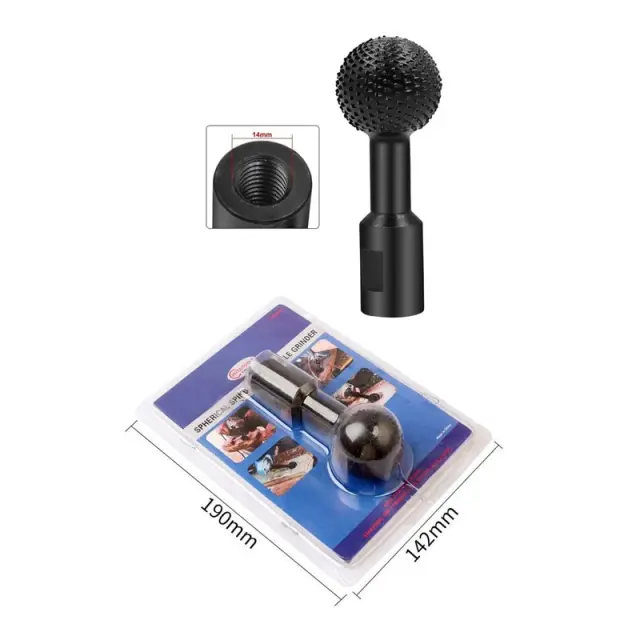 Ράσπα ξύλου στρογγυλή - Hotaitools spherical spindles for angle grinder 560184