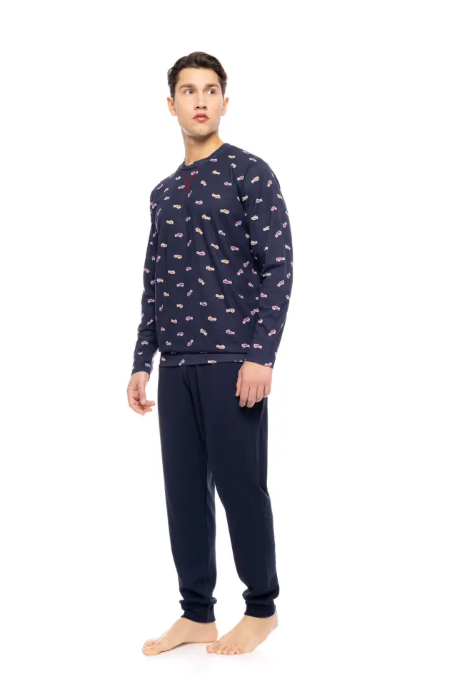 W-M799 - Type - PYJAMA NAVY BLUE CARS - L 2