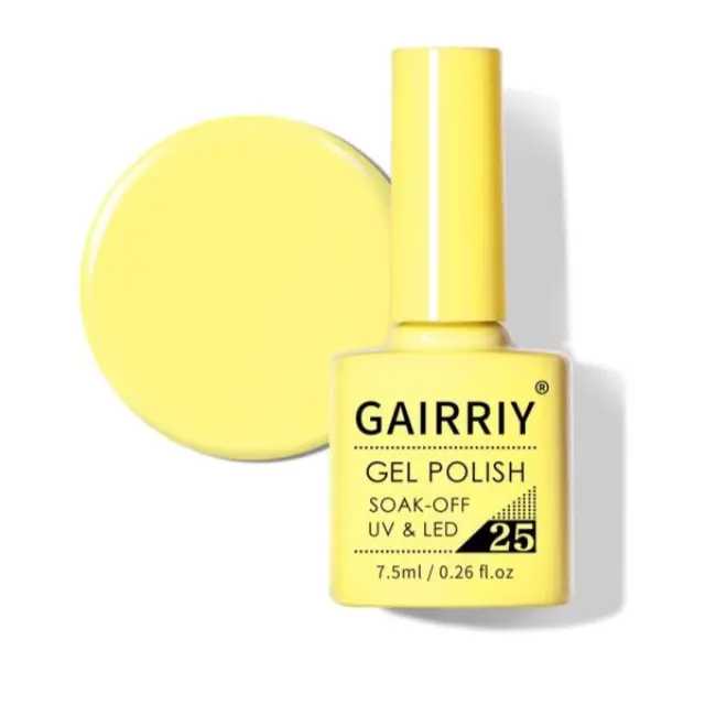 Ημιμόνιμο επαγγελματικό βερνίκι GAIRRIY 7.5ML - 0.26FL.OZ 25