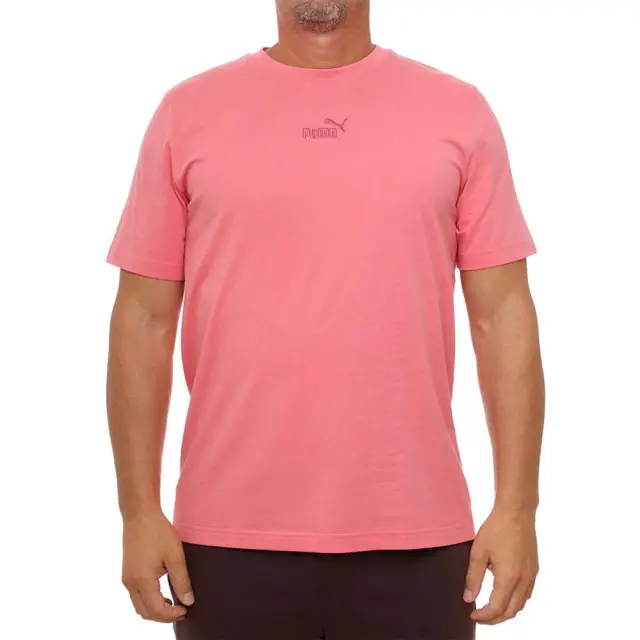 Puma Men's Essentials Small No1 Centered Logo Tee Κοραλί 692912-25 (Puma)