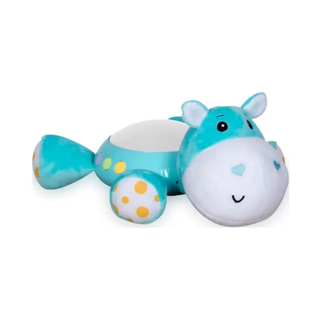Lorelli Night Light Φωτιστικό Νυκτός Προτζέκτορας με Χρώματα & Μουσική - Hippo 10280140001
