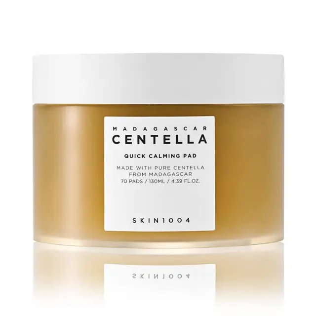Skin1004 Madagascar Centella Quick Calming Pad Εμποτισμένα Δισκία Προσώπου για Ανακούφιση από Ερυθρότητα και Ερεθισμό, 70 Pads