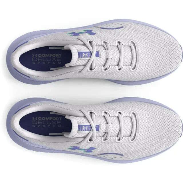 Under Armour W Charged Surge 4 (3027007-101) - Λευκό-Μώβ 3