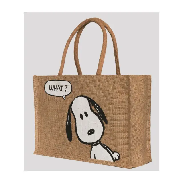Lavatelli Jute Tote Bag / Οικολογική Τσάντα Shopping Snoopy: What?