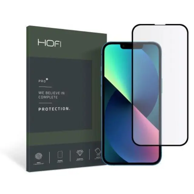 Tempered Glass Full Face Hofi Pro+ Apple iPhone 13 Pro Max Μαύρο (1 τεμ.) N55964