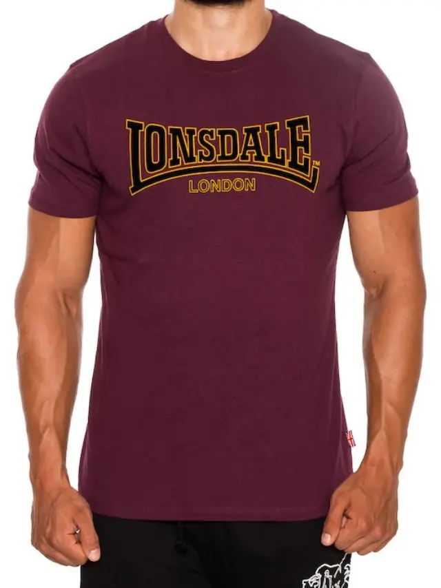 LONSDALE CLASSIC ΑΝΔΡΙΚΗ ΜΠΛΟΥΖΑ BORDEAUX