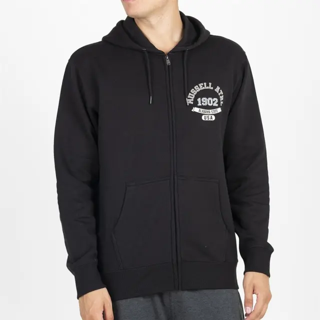 Russell Athletic Alabama State Zip Hoodie (A2017-2-099) - Μαύρο