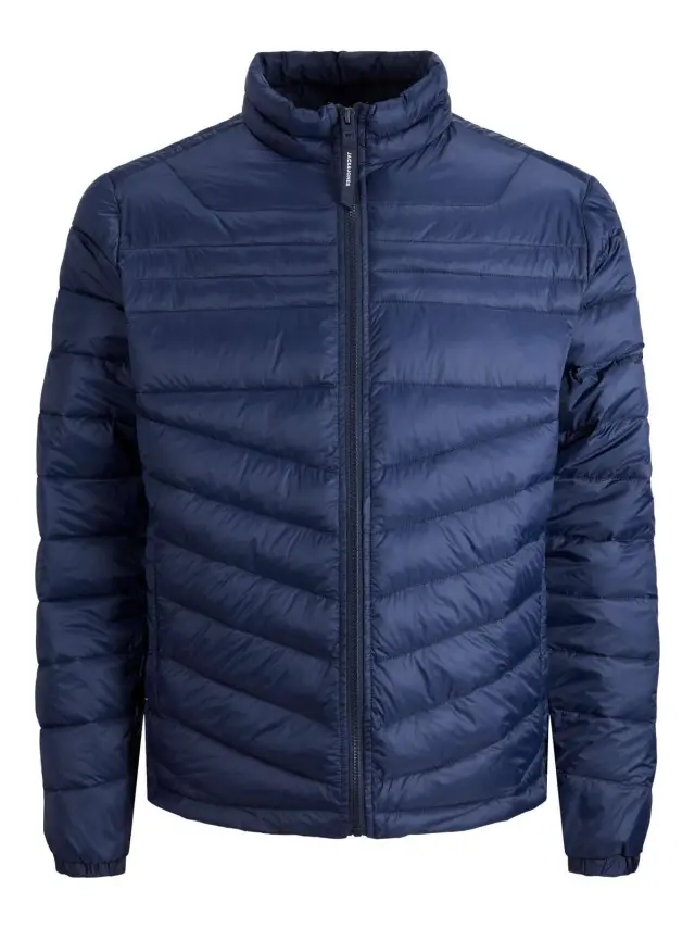 JJEHERO PUFFER COLLAR NOOS Navy Blazer