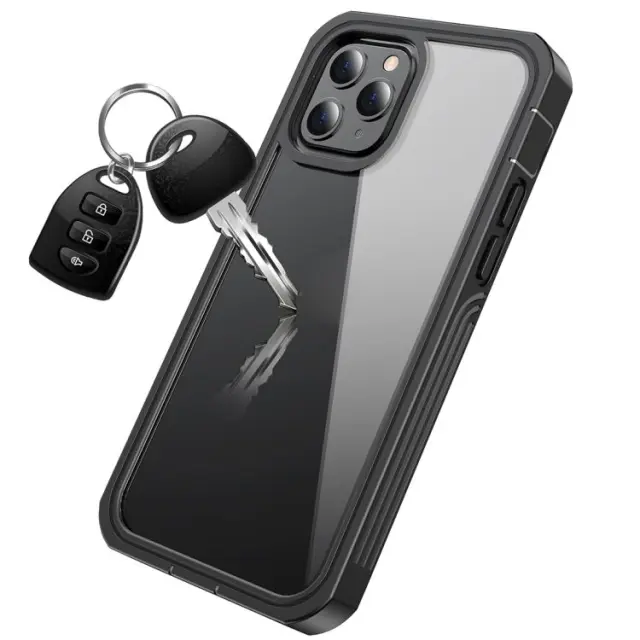 RedPepper Shockproof Scratchproof Dust-proof PC + TPU για iPhone 12/12 Pro - Transparent 2