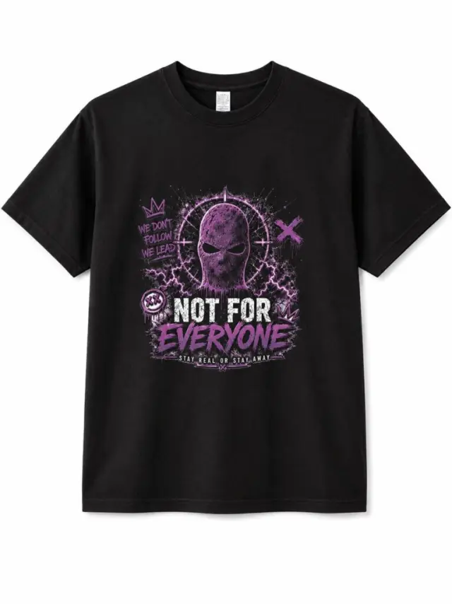 Ghetto Greece "Not For Everyone" Purple Edition T-Shirt