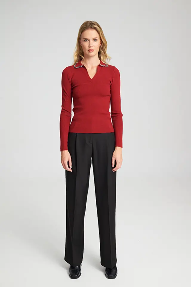 Πλεκτό με Γιακά Anabela Sweater - XS 2