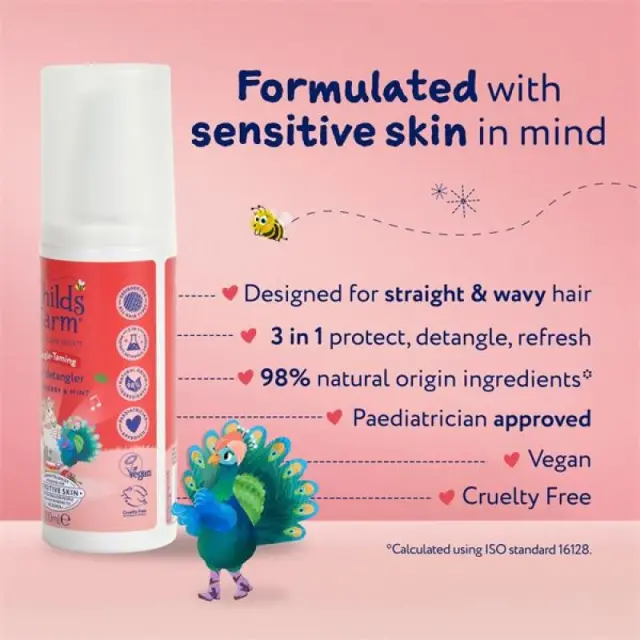 3 IN 1 HAIR DETANGLER STRAWBERRY & MINT 100ML 2