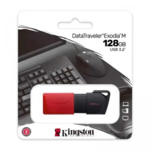 Kingston DataTraveler Exodia M 128GB USB 3.2 Gen 1 (DTXM/128GB) (KINDTXM/128GB) 3