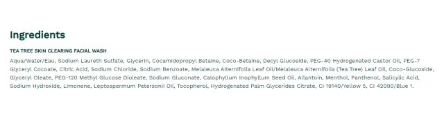 The Body Shop Tea tree Skin Clearing Facial Wash 2