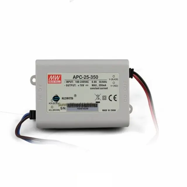 LED Driver 350mA 25-70V APC-25-350 MW