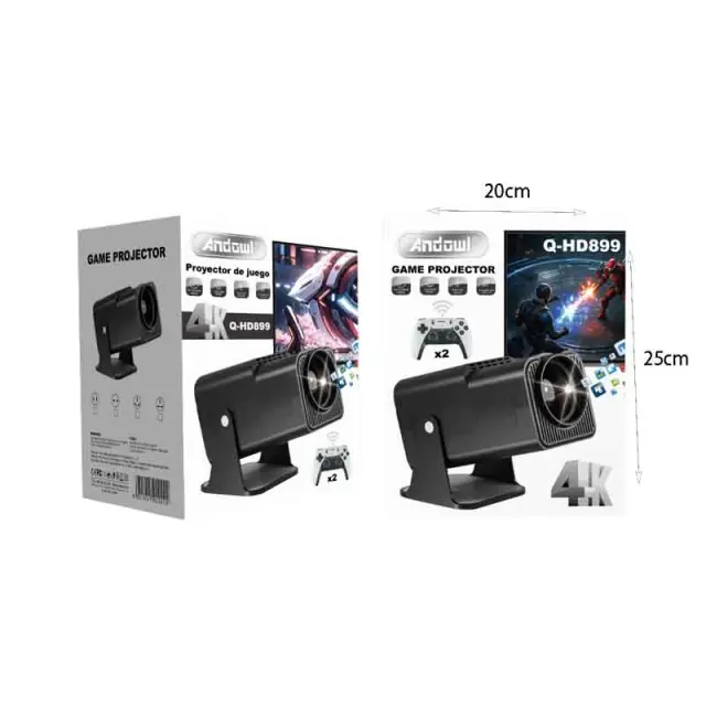 Andowl Προβολέας Παιχνιδιών 4K Q-HD899 – Game Projector 4K 0751065 2