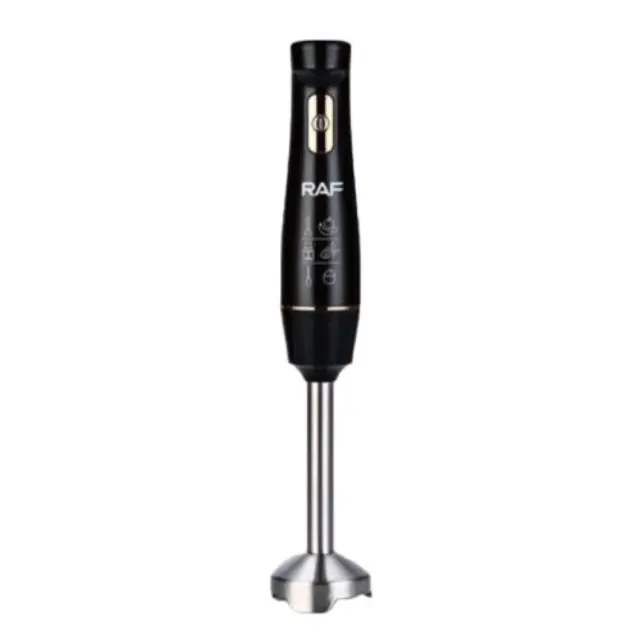 Raf Ραβδομπλέντερ 5 σε 1 300W 600ml Δοχείο σε Μαύρο Χρώμα R.309B