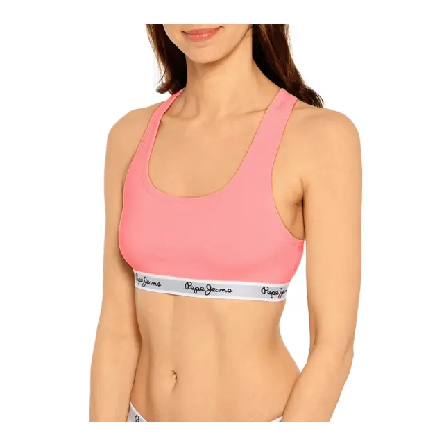 Pepe Jeans Γυναικείο Μπουστάκι Dixie Crop Top, Χρώμα Ροζ - L 2