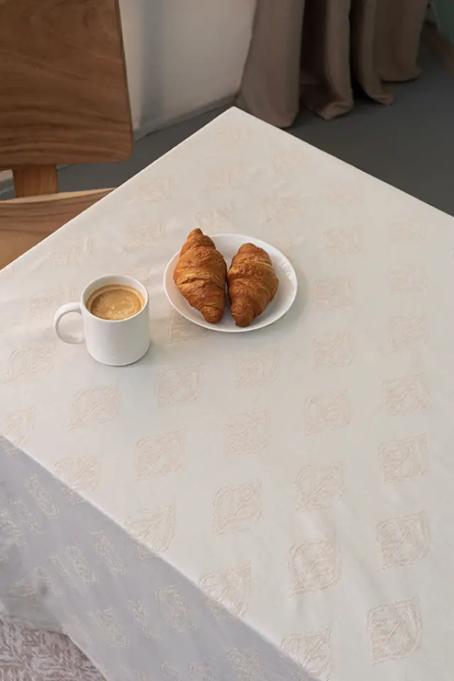 Τραπεζομάντηλο αλέκιαστο (160x240) Fteri Beige Palamaiki