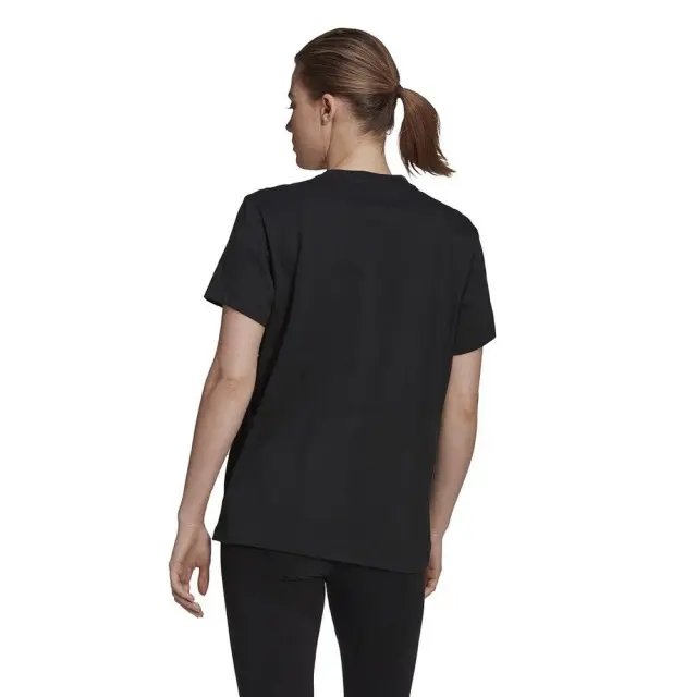 adidas Essentials Logo Boyfriend T-Shirt (GL0781-Black) - Μαύρο 2