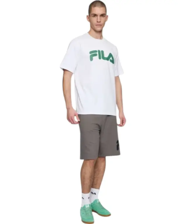 Fila - Ανδρικό T-shirt Lasson Loose Fit Tee FAM0873-10001 Λευκό - S