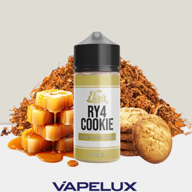 Elixir Flavor Shots - RY4 Cookie 10ml to 100ml