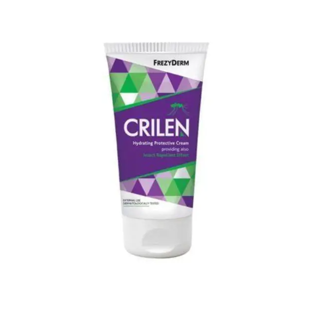 Frezyderm Crilen Milk Εντομοαπωθητικό Γαλάκτωμα 50ml. Ενυδατικό εντομοαπωθητικό γαλάκτωμα, που απωθεί αποτελεσματικά τα έντομα με φυσικό τρόπο.