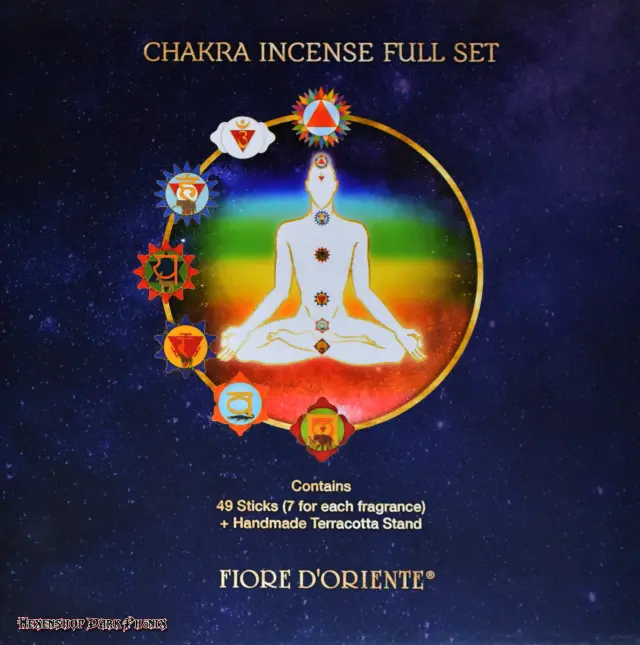 Gift Set Fiore d’Oriente 7 Chakra Incense – Σετ Δώρου με 7 πακέτα Θυμιάματος 2