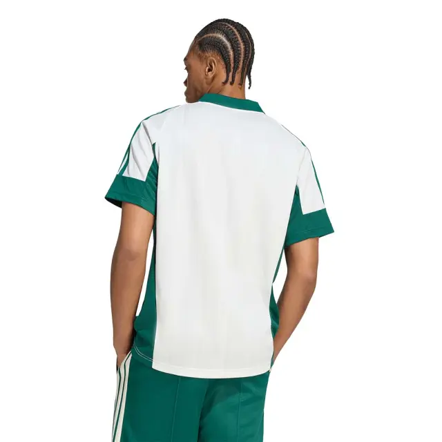 adidas Sportswear Men's Lux Tiro Crest Graphic Polo Tee Άσπρο HY2208 (adidas Sportswear) 2