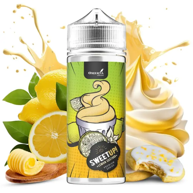 Lemon Custard 30ml (120ml) - Sweet Up by Omerta