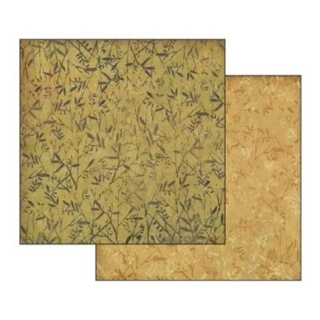 Χαρτί Scrapbooking Stamperia Διπλής Όψης - Fern Texture - 31x30cm