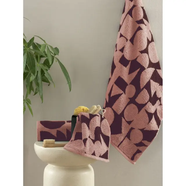 Πετσέτα Προσώπου Towels Collection TUV Πετσέτες Προσώπου 50x90 ROSE
