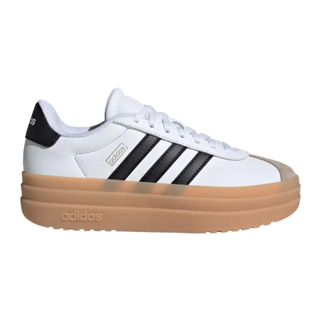 adidas Sportswear Girl's VL Court Bold Leather J Άσπρο - Μαύρο JP5074 (adidas Sportswear)