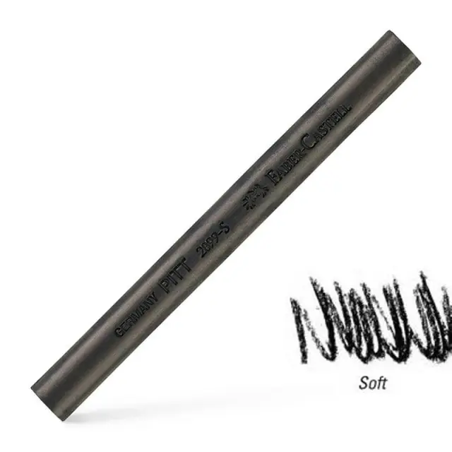 Πεπιεσμένο Κάρβουνο σε Στικ Faber-Castell Pitt 129903 - Soft