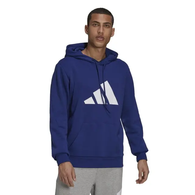 adidas Sportswear Future Icons Bar Hoodie (GR4106-Blue) - Μπλέ - S