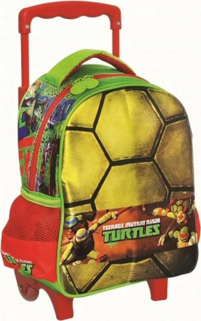 Gim Ninja Power Turtle Σχολική Τσάντα Τρόλεϊ Νηπιαγωγείου / 334-08072 (Gim)