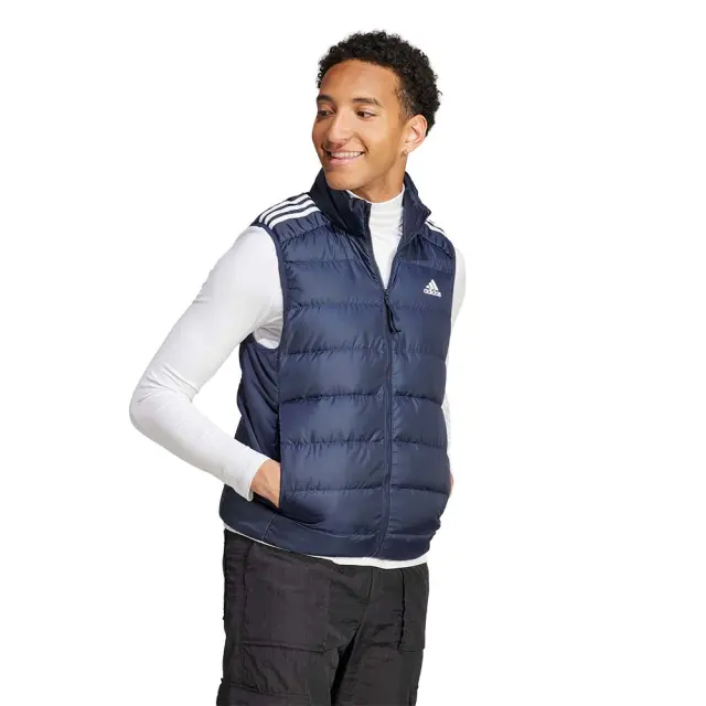 adidas Sportswear Men's Essentials 3Stripes Light Down Vest Jacket Μπλε Σκούρο IK3210 (adidas Sportswear) 3