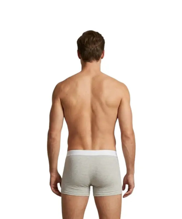 Trussardi Jeans– Ανδρικά Μποξεράκια 2Pack TRU2UTR01-16GREY Γκρι - 2XL 2