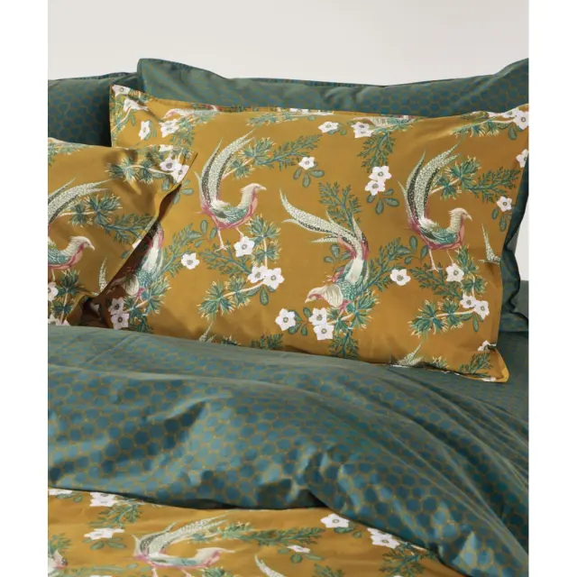 Σετ Σεντόνια Υπέρδιπλα 4 Τεμαχίων Kentia Napoleon Mustard- Green- Ecru 240x270 2