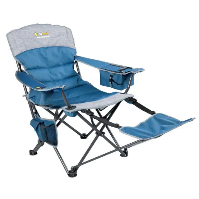 Καρέκλα Πτυσσόμενη OZtrail Monarch Footrest D Με Υποποδιο Blue