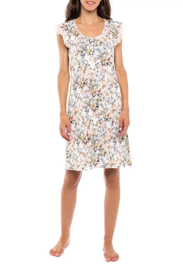 S1129 - Type - NIGHTGOWN YELLOW FLOWER