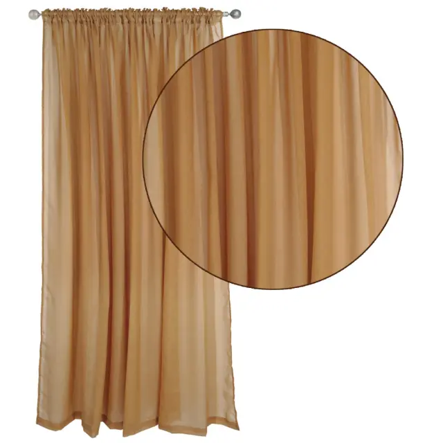 Κουρτίνα Με Τρέσα 300Χ270 Curtain Das Home 2195 Ώχρα 2