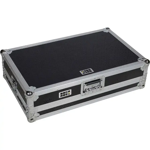 WALKASSE WMC-PRODJXDJAN-LTS Flight case Midi Controller Pioneer DDJ-1000 Silver (Laptop stand) 2