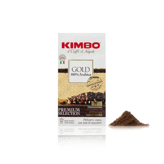 Kimbo Aroma Gold 100% Arabica Premium 250gr Αλεσμένος