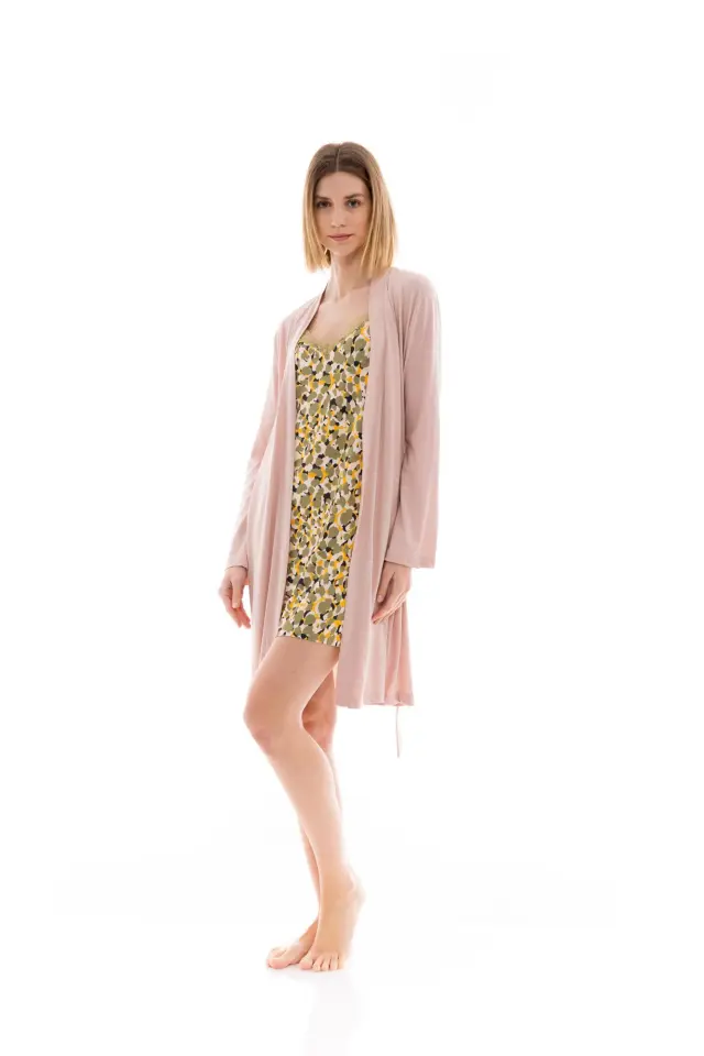 W1356 - Type - NIGHTGOWN SET 2PCS NATURE 2